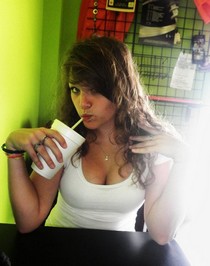 Adorable woman in sexy