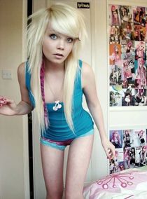 Young brunette in